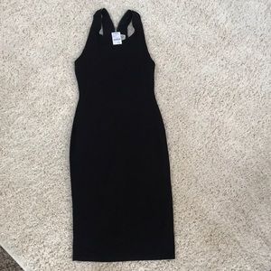 BLACK TANK DRESS